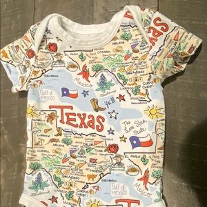 Texas Fish Kiss Onesie